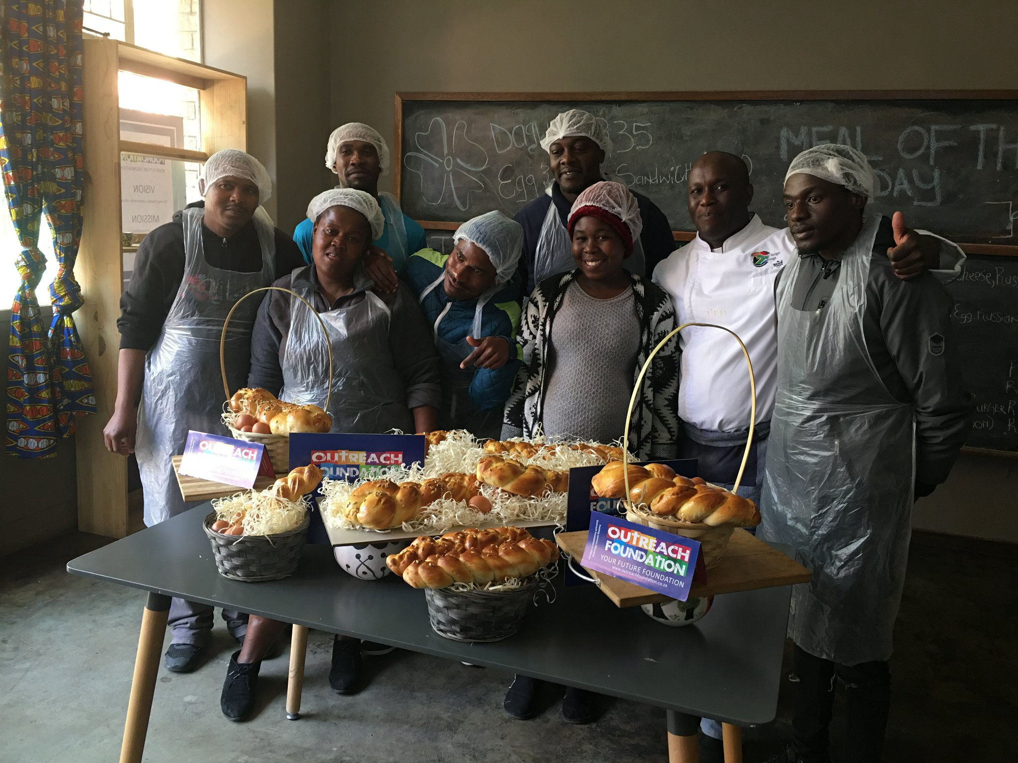 Baking is another skill taught at Outreach Foundation