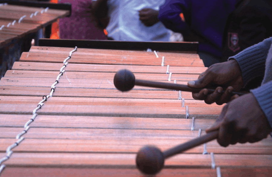 Music including Marimba lessons at Outreach Foundation