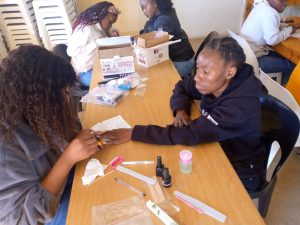 Beauty courses were held in Schoemansdal to help upskills the youth. This was done by Outreach Foundation and Thembalethu Nkomazi partnered with us to do the courses.