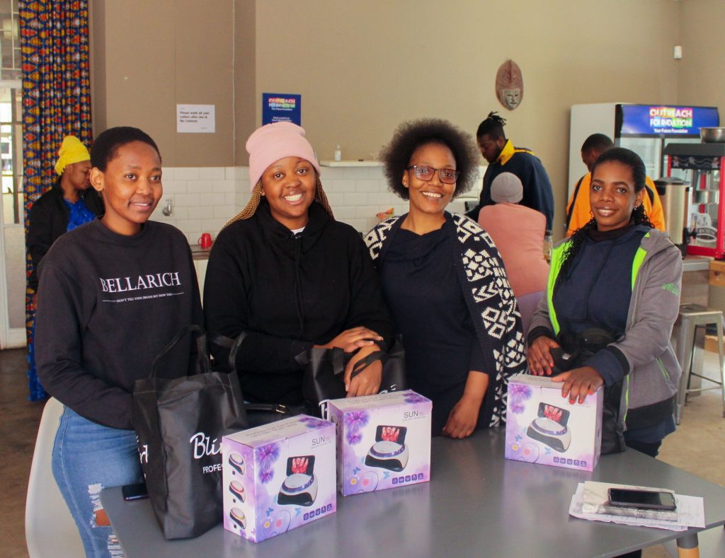 Three lucky ladies were selected to take part of Outreach Foundation's incubation programme after completing the beauty training course. They were given a starter pack to help them start their businesses and Outreach Foundation will monitor their progress for three months.