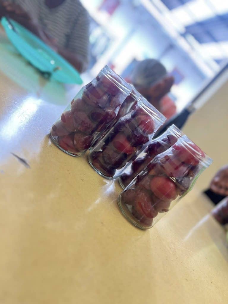 Some food that were preserved following Outreach Foundation's food preservation course