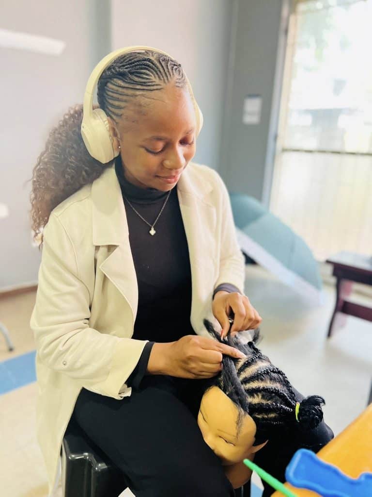 Hair styling classes through Outreach Foundation