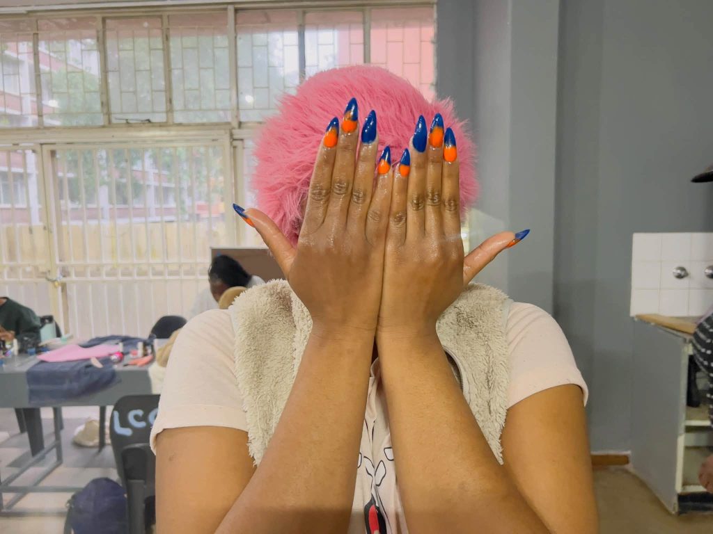 Nail classes at Outreach Foundation in Hillbrow