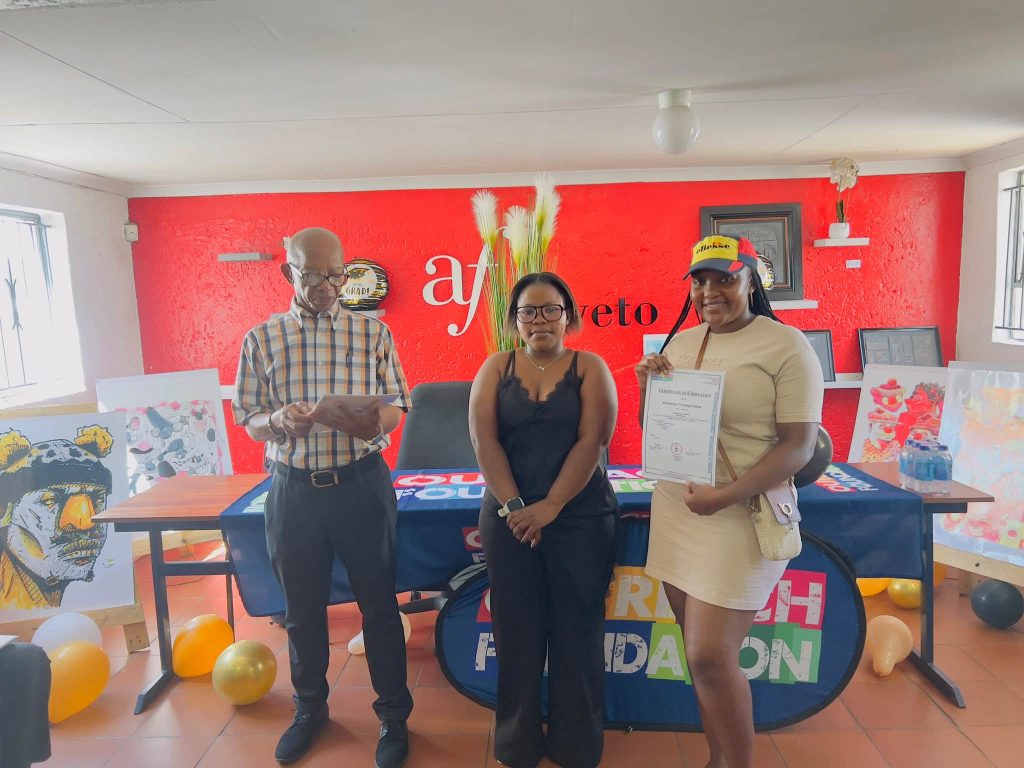 Our 2026 Alliance Francaise Soweto graduation took place for all those who did well in our beautician course there.