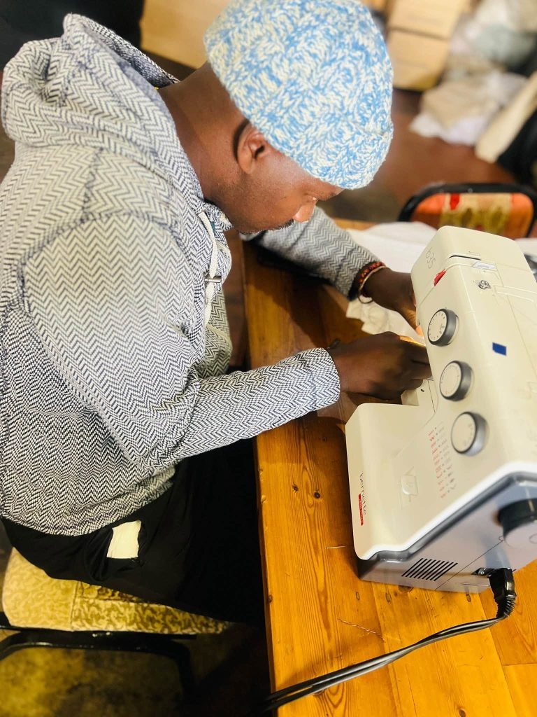 Sewing classes through Outreach Foundation in Hillbrow