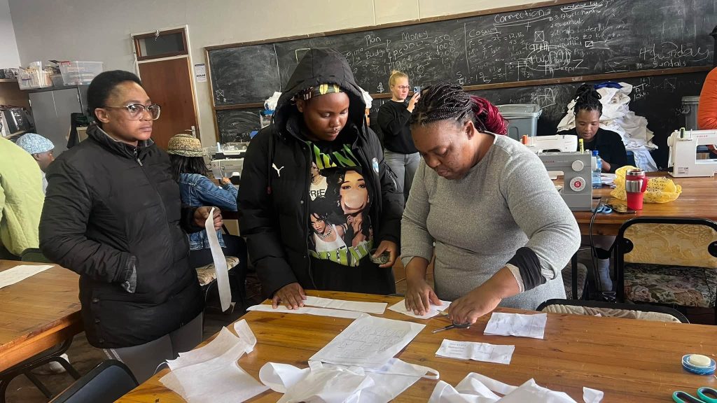 Sewing classes through Outreach Foundation in Hillbrow
