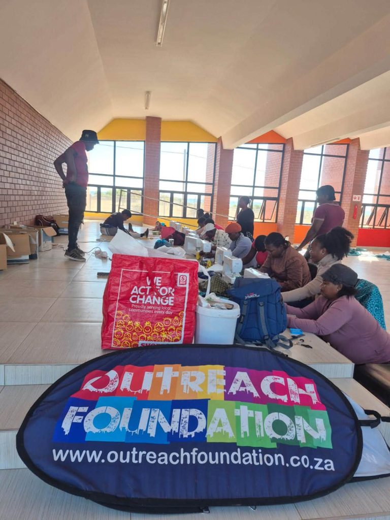 Sewing classes through Outreach Foundation in Hillbrow